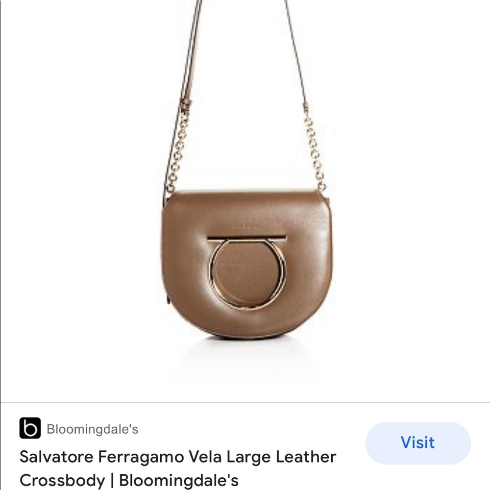 Very gently worn large Vela bag. Ferragamo.